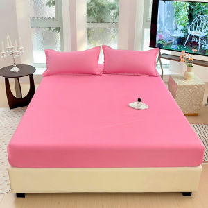 Dansunreve Hotel Fittedsheet Plain Super Single/Queen/King Fitted Bed Sheet Cheap Soft Bedsheet Cover