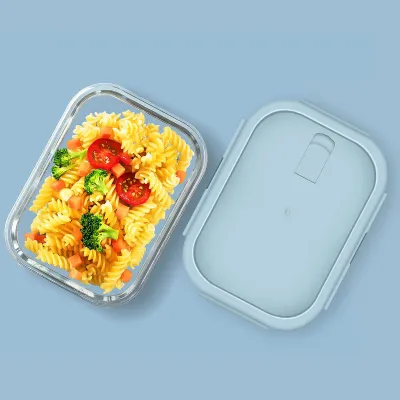 COD Glass Lunch Box Refrigerator-Safe & Fresh-Keeping Leak-Proof & Airtight Microwave & Oven Safe Child-Friendly Dividers School Lunch Box