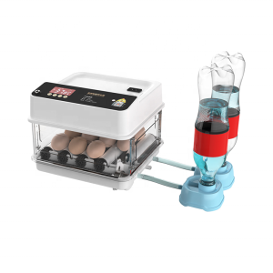 Fully Automatic High Quality Incubator Incubator Dual Power 12 VDC (Battery Not Included) / 220 VAC - NEW DESIGN with Watering System (Bottle not included)
