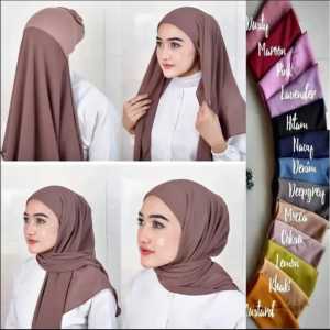 PASHMINA INNER 2 IN 1 CERUTY BABYDOLL /PASMINA SYALL PANJANG/PASMINA SLENDANG