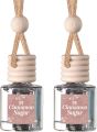 CE Craft Cinnamon Sugar Car Air Hanging Fragrance Oil Diffuser – Car Air Freshener Diffuser for Essential Oils, Scents Fragrance Aromatherapy Automobile Diffuser, Long Lasting Car Diffuser Bottle. 