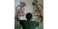 DURMOGATI / DURMOGATI TOKOH WAYANG KULIT WAYANG BAHAN DUPLEK. 