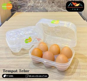 Tempat Telur Plastik Golden Sunkist TT1091/ Kotak Telur / Penyimpanan Telur