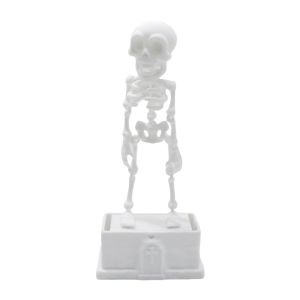 SWEET Realistic Dancing Skeleton Aquarium Bubbler 3D Printed with Pipe Suction Cup Fish Tank Dance Skull Bubbler Funny Fade Resistant Aquarium Bubbler Ornament Halloween Party
