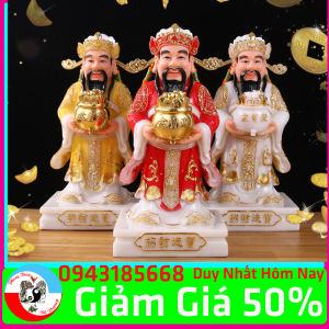 Tượng Thần Tài May Mắn - Vật Phẩm Phong Thủy Trang Trí Mang Vạn Điềm Cát Điềm Lành Giúp Phát Tài Phát Đạt