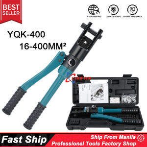 Supertools YQK-120A/240A/300A/400A 8/12/13/18 TONS Hydraulic Wire Crimping Tool Cable Plier Crimper