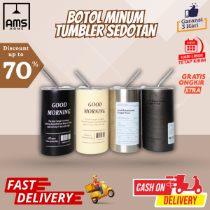 BOTOL MINUM TUMBLR TERMOS KOPI AMERICANO STAINLESS 600ML