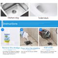 Top Seller SINK AND DRAINER POWDER CLEANER | Instant Action, Drain Cleaner Powder to Clear Clogged Drains, Sinks, Tubs and others | Powerful Sink & Drain Cleaner High Efficiency Clog Remover | Pipe Block Remover | Dissolves Grease, Hair Oils, Soap Scum.. 