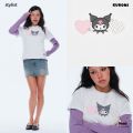 STYLIST | Kuromi - Regular Tee TripleHeartWhite เสื้อยืดพอดีตัว คุโรมิ. 