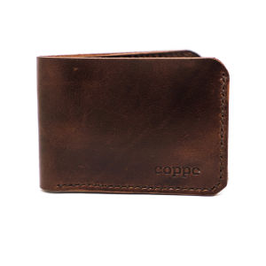 Coppo Bifold Wallet Leather Dompet Handmade Lipat Limited Pria Wanita Minimalis Kulit Sapi Premium