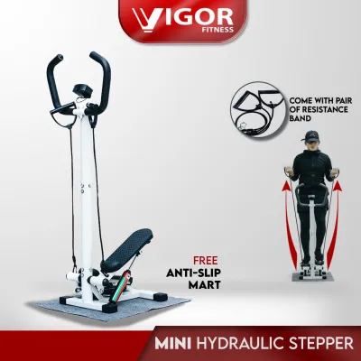 Hydraulic Stepper with Handle Bar Exercise Stair Climber