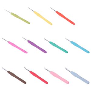 Ergonomic Multi Colour Crochet Hooks Yarn Knitting Needles 2-8mm with for Case T