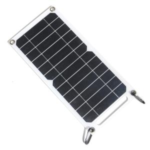 10W Solar Flexible Solar Panel 5V USB Output Solar Panel Charging For Outdoor Camping Mobile Phone Charge Device