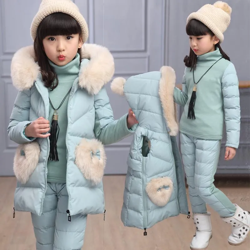 Winter Clothes for Girls Coats Warm cotton padded clothes Children