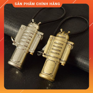Hộp Quẹt Bật Lửa Xăng Đá Dolphin HY-712 Thiết Kế Kiểu Dáng Robot Đẹp Độc Lạ - Dùng Xăng Bấc Đá Cao Cấp