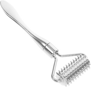 Dụng cụ thoa kem mắt bằng thép không gỉ CALLARON có con lăn để massage mặt dụng cụ kim loại giúp thư giãn cơ mắt và mặt thúc đẩy tuần hoàn máu và giảm bọng mắt.