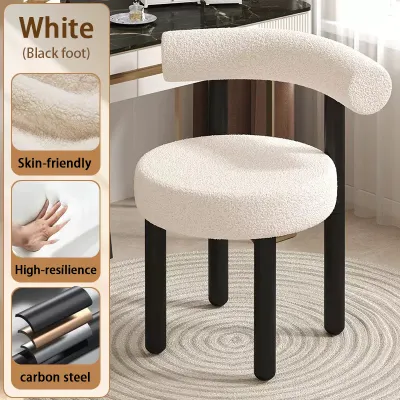 Single Sofa Chair Nordic Style Makeup Chair Lazy Chair Lounge Chair Home Balcony Bedroom Lazy Comfortable Sofa Chair