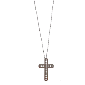 Tùy chỉnh Crafted lưỡi crucifix vòng cổ với độ bóng cao acrylic cho nổi loạn thời trang và Harajuku lấy cảm hứng từ