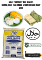 Master Chef Glutinous Rice Flour Malagkit Powder 500g Made in Thailand Expiry: 2026 Halal Certified For Suman, Biko, Thai Mango Sticky Rice, Bochi/Mochi and Many More. 