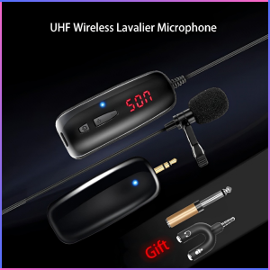 FAST SHIPPING TaffSTUDIO Microphone Jepit Wireless Tanpa Kabel untuk Imam Sholat Podcast Interview