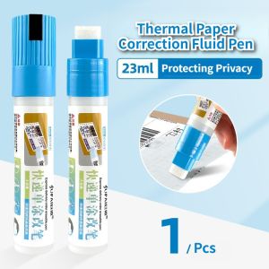 Thermal Paper Correction Liquid Pen Parcel Express Tool for Thermal Label Shopping Bill Data Information Eraser Privacy Protector