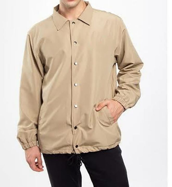 Jalet Coach Windbreaker Taslan Waterproof Polos Pria Wanita Big Size M - XXL