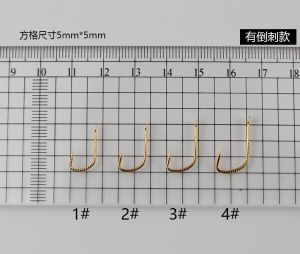 Lưỡi câu cá nanh sói vẩy rồng COMBO 50 Lưỡi From To Săn Hàng Chất Liệu Thép Carbon