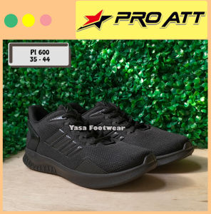 Yasa Footwear - Sepatu Sekolah PRO ATT PI 600 35-44 /Sepatu Sekolah Hitam /Sepatu Sneakers Anak /Sepatu Keren /Sepatu Olahraga