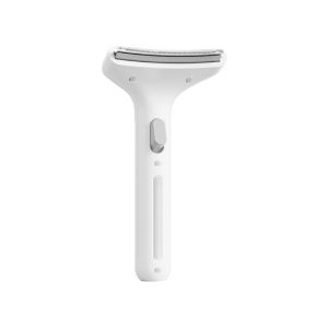OUTOPEN Anti-tangle Pet Dematting Comb Comfortable Grip Stainless Steel Pet Hair Thinning Brush Gentle Professional Dog Grooming Shedding Tools Loose Hair Removal