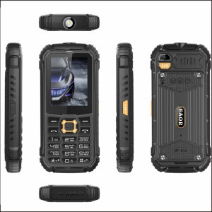 EAOR 2G GMS Feature Phone IP68 Rugged Waterproof Dustproof Keypad Typ-C Dual SIM 2000mAh Big Battery Push-button Torch