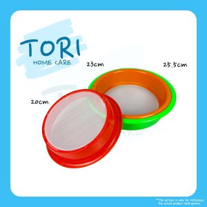 TORI HOME Plastic Sieve Strainer | Food Colanders | Penapis Tepung | Penapis Santan | Penapis plastik | Tea Filter