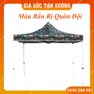 Nhà Bạt Di Động Đa Năng Mái Che Cao Cấp 3M x 3M Khung Sắt Sơn Tĩnh Điện Chống Rỉ Che Mưa Che Nắn