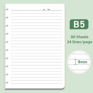 A5/B5 Discbound Binder Notebook Detachable Loose Leaf Notepad Refillable Notebook School Supplies
