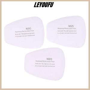 LEYOUFU 20Pcs 5N11 Dust Cotton Filter Paper For 6200 7502 6800 Chemical Spraying Painting Respirator Gas Mask Accessories