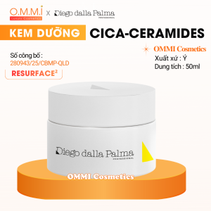 Diego Dalla Palma – Kem dưỡng phục hồi CICA-CERAMIDES giúp làm dịu da giảm đỏ (50ml) | OMMI Cosmetics