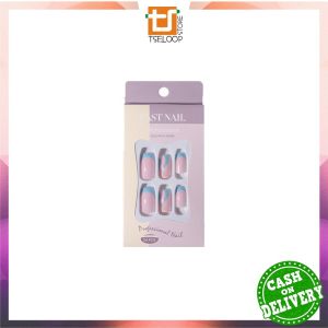 OFM-K154 Kuku Palsu Motif Wanita 24pcs Free Sticker Lem Motif Cantik Kekinian / Set Nail Art Kuku Palsu Pengantin Fashion Korea / Glossy Fake Nails Wedding Graduation Women Import