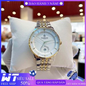 Đồng hồ nam đồng hồ pin Sunrise 1223SA full hộp thẻ bảo hành 3 năm sapphire chống xước chống nước bảo hành 3 năm