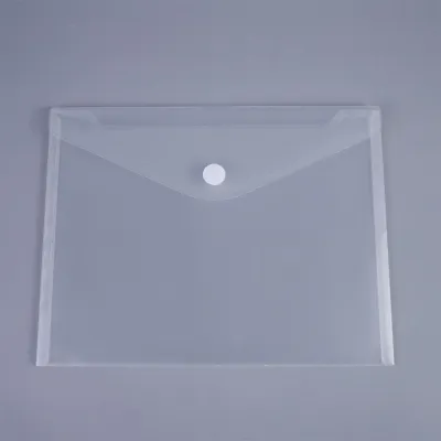 QERIY Waterproof File Folder A4/A5/A7/A8 Transparent Document Folder Thickened Plastic File Bag School Office