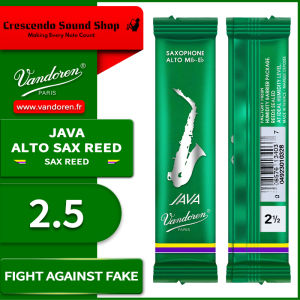Vandoren Reeds JAVA Green Alto Saxophone Reed Durable Saxophone Reeds Saxophone Accessory