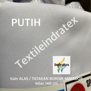 ( per 1 roll ) Kain bordir SAKURA MATADOR gulung lebar 140 cm isi 40 yard alas tatakan bordir bordiran komputer timbul bet patch logo backpatch badge emblem sabuk karate silat taekwondo bela diri pouch goodie bag tas souvenir kerajinan tangan