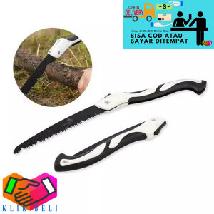 Klik-Beli Gergaji Pisau Lipat Perkakas Pemotong Pohon Kayu Dahan Portable Folding Saw Stainless