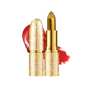 Nourishing moisturizing gold powder positive red longlasting cup lipstick