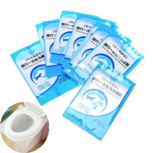 【beauty-sunshine】1/3/10pcs Disposable Toilet Seat Cover 100% Waterproof Safe Travel/Camping Bathroom Accessories