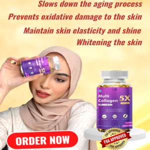 5X MULTI COLLAGEN Anti-aging Maintains skin elasticity and shine Whitening skin