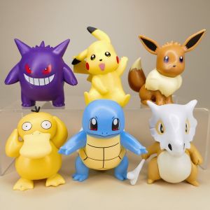 [Hoàn Tiền 10%]Mô Hình 6 Nhân Vật Pokemon Pikachu Yêu Thích Của Các Bé Cao 9cm Quà Tặng Cho Các Bạn Nhỏ