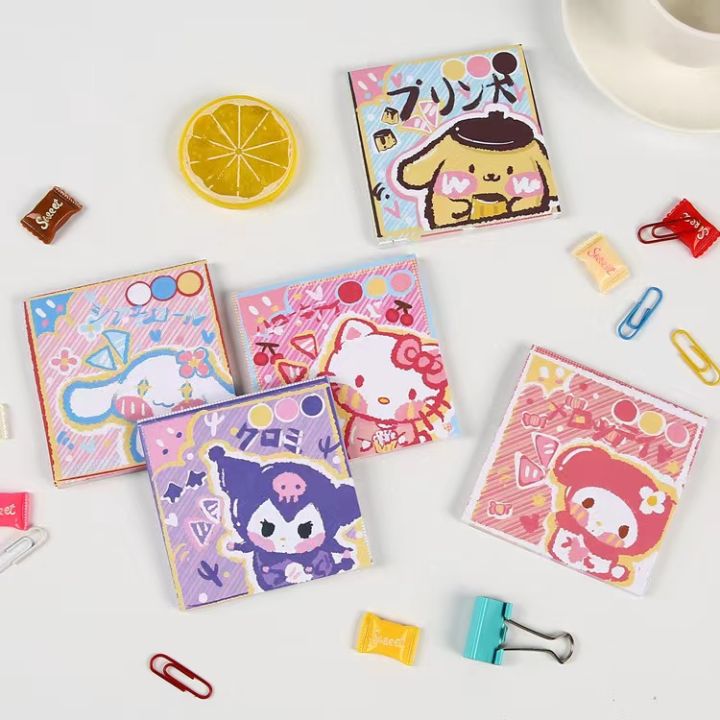 Japanese Note Sticker 50 pcs Japanese cute cartoon sticky notes note stickers portable ...