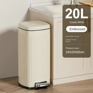 30L trash can foot-operated Multi Nordic garbage bin with Cover Trash Bin Garbage Bin for Kitchen