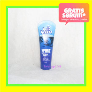 Natasha Skincare Bali Breeze Tropical Sunscreen Sport Extra Protection SPF 50+ PA++++ 100 gram by dr Fredi Setyawan Original Tirai Waterproof Sunblock