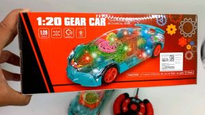 Mobil RC Gear Car Mainan Mobil RC Body Transparan.