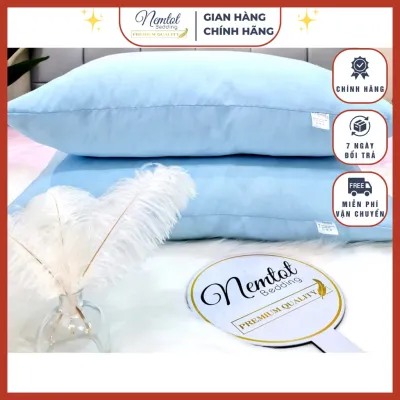 🔥ĐỦ SIZE🔥Gối Gòn Hơi Cao Cấp Hàn Quốc Đủ Size Nằm Êm Ái Thoáng Mát Gối Hơi Loại Tốt_Nemtot Bedding
